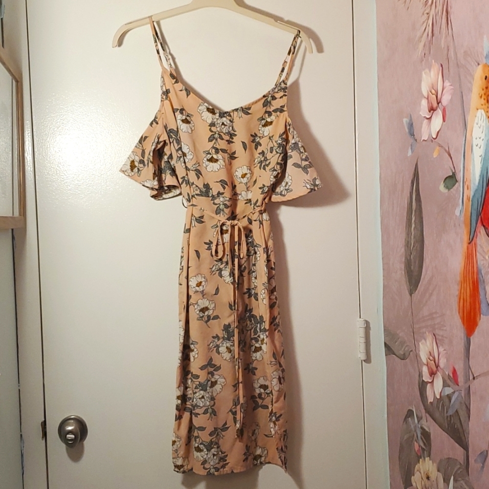 Romantic floral cottagecore dress